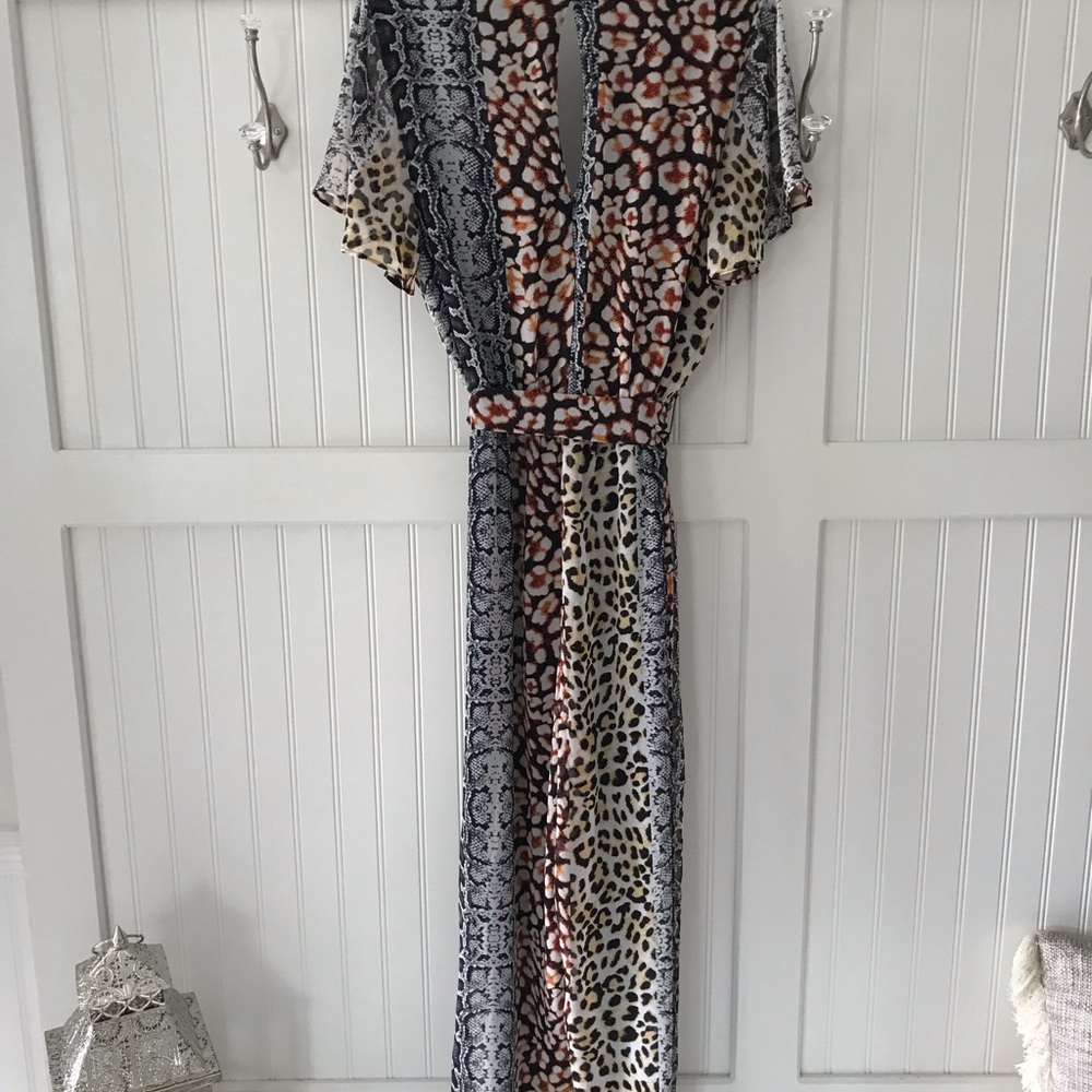 Express Jumpsuit, Mixed Animal Prints - image 3